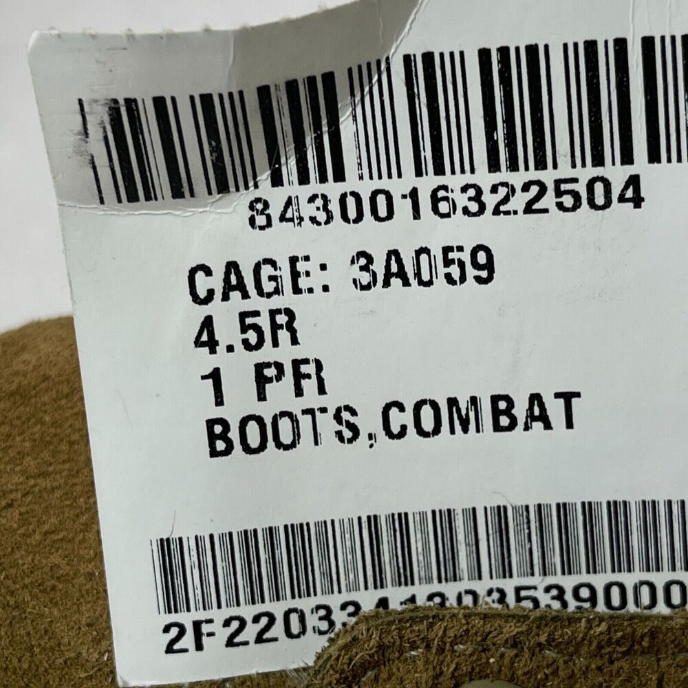 Mcrae Army Combat Boots Size 4.5r Temperate Weath… - image 2